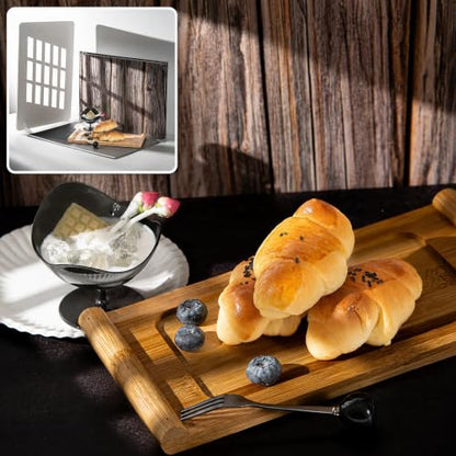 10Pcs 20Patterns Product Photography Backdrops Kit, Photo Backdrop Board with Shadow Props, Food Photography Backdrops & Backgrounds for Jewelry & Cosmetics, 16.5 x 11.7 in