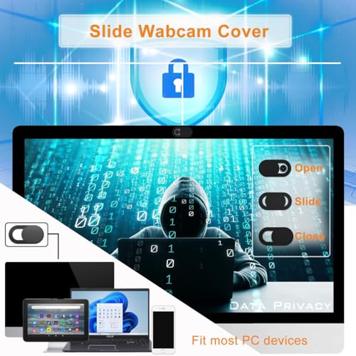 9 PCS Dust Plug Cover for 2026-2022 MacBook Air 13.6" 15.3" M5 M4 M3 M2, MacBook Pro 14 16 M5 M4 M3 M2 M1, MacBook Pro 13 M2 M1, HDMI/Thunderbolt/SD Charger/Headphone Port Cover & Webcam Cover Slide