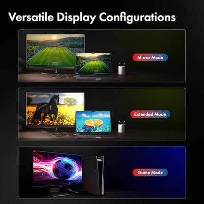 LED HDMI Cable V2.1 with Ethernet,8k@60Hz,4K@120Hz UHD Resolution,3.3 Feet Braided, 48 Gbps Transfer Ultra high Speed,HDR/HDR10/Dolby Vision,Dolby Atmos and DTS:X,Compatible with HDMI Devices - color: Black, size: 3.3 Feet