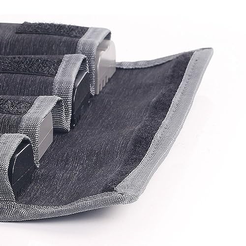 gofidin DSLR Camera Battery Bag Pouch Holder Carrying Case (4 Pocket) AA Battery DSLR Camera Digital Accessories for Nikon/Canon/Sony(4 Slots)