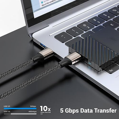MOGOOD USB 3.0 Male to Male Extension Cable 10FT | USB A Male to Male, Works with Laptop Cooling Pad, External Hard Drive Compatible, DVD Player - size: 3M/10FT