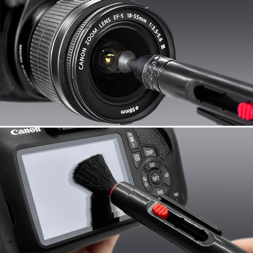 Aispour Camera Lens Cleaning Kit, 10-in-1 Camera Cleaning Kit, Camera Lens Cleaner and Camera Accessories, Includes Lens Cleaning Kit/Lens Cleaner/Lens Cleaning Pen/Soft Brush