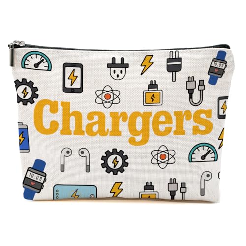 Cable Chargers Organizer Makeup Bag for Women, Portable Cosmetic Bag Travel Organizer Charging Cord Electronics Accessories Storage Makeup Pouch, Birthday Christmas Gifts for Women - color: Multicolor 1426