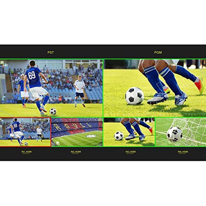 Feelworld L2 Plus 5.5" LCD Multi-Camera Video Mixer Switcher with Touch Screen PTZ Control Chroma Key USB3.0 for Live Streaming
