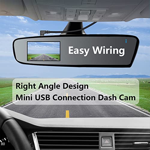 Short Mini USB Charging Cable 9inch, 90 Degree USB 2.0 A Male to Mini USB Right Angle Male Data Sync and Charge Cable, for Dash Cam, DigitalCamera, Hard Drive, MP3 Player, Phone (2Pcs) - style: 2Pcs Mini USB - Right Angle