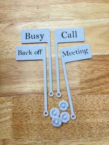 Desk Status Flag - Busy/on Call/Meeting/Back off - Focus Indicator for Home Office - Work from Home Desk Sign - Productivity Desk Accessory - PLA Material - style: Red-CALL