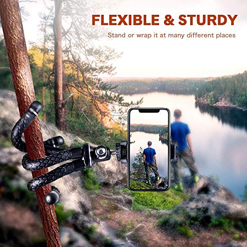 UBeesize 20'' Magnetic Selfie Stick Tripod for iPhone, MagSafe Tripod with 2-in-1 Phone Clamp & 1/4'' Screw Mount, Phone Tripod Stand with Remote - size: 20in
