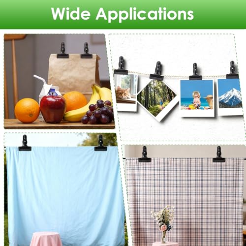 12 Pack Backdrop Spring Clamps - 4.3 Inch Heavy Duty Clips for Photography Background Stands, Woodworking & Home Improvement Projects