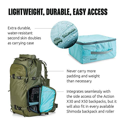 Shimoda Core Unit Medium Mirrorless V2 Modular Camera Insert, EVA Protective Divider System, Side-Access Compatible Storage for Outdoor Photography Backpacks, Adventure Travel Gear Protection | Eva-Laminated Protective Dividers, Side-Access Compatible, Mo