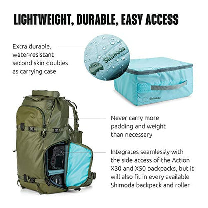 Shimoda Core Unit Medium Mirrorless V2 Modular Camera Insert, EVA Protective Divider System, Side-Access Compatible Storage for Outdoor Photography Backpacks, Adventure Travel Gear Protection | Eva-Laminated Protective Dividers, Side-Access Compatible, Mo