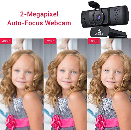 NexiGo N930P (Gen 2) 1080P Autofocus Webcam with Software, Microphone & Privacy Cover, HD USB Web Camera, for Zoom YouTube Skype FaceTime, PC Mac Laptop Desktop - style: 1080P Autofocus Webcam