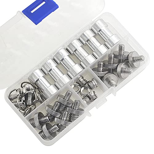 30Pack Camera Screw Set 1/4 Inch and 3/8 Inch Threaded Screws Adapter Hot Shoe Adapter Mount Set for Camera/Tripod/Mono-pod/Light Stand - style: Adapter-30P