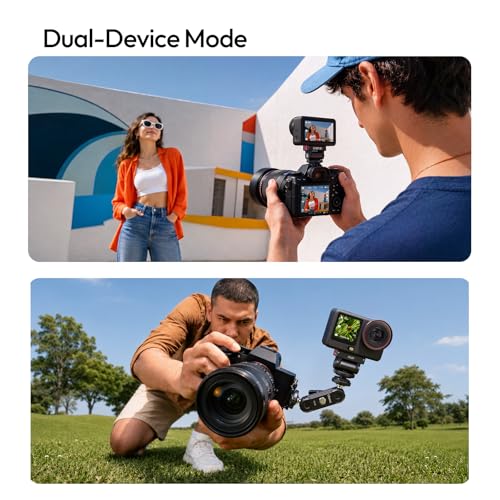 ULANZI OA27 Magnetic Cold Shoe Adapter, Adapter Mount Compatible with DJI OSMO Action 6 & OSMO Nano Xtra Muse, Magnetic Quick Release with 180° Tilt, Cold Shoe + 1/4”-20 Thread, All-Metal Mini Rig