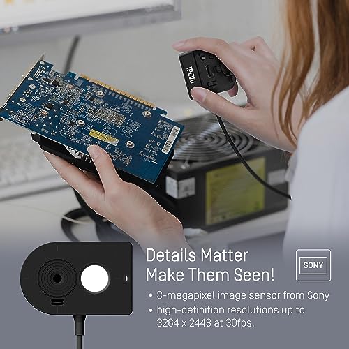 IPEVO MP-8M Multi-Purpose 4K USB Webcam, Microphone with AI Noise Reduction, Flexible mounting Options, for Video Calls, Gaming, Streaming, Conferencing, Hybrid Work, Streaming, Vlogging