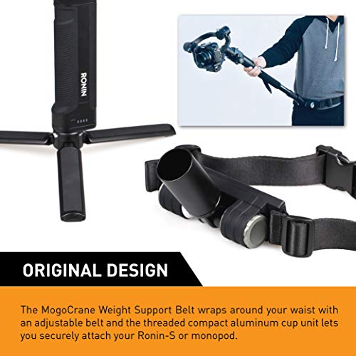 Kamerar MogoCrane Belt Kit, Weight Support for Single Handed Gimbal Stabilizer, DJI Ronin-S, Zhiyun Crane 2, Crane Plus, Moza Air 2, AirCross, Hold the Gimbal Easier and Longer