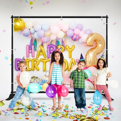 10x8FT Strengthen Heavy Duty Thick and Sturdier Backdrop Stand for Party - size: Thicker 10*8 FT