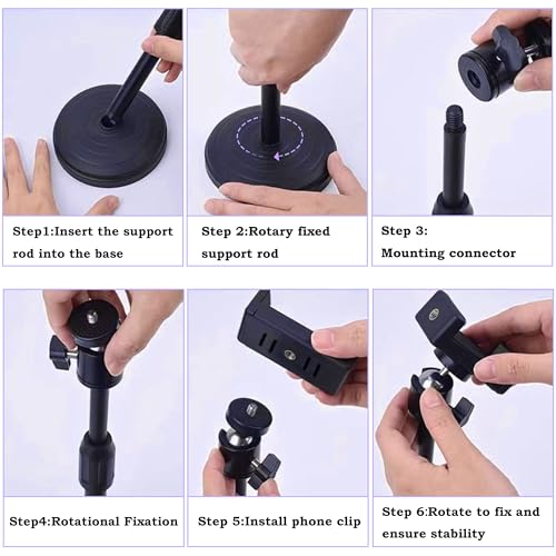 Webcam Stand, 18 Inch Web Cam Stand for Desk, Adjustable Webcam Mount Camera Stand for Logitech Webcam C922 C930e C920S C920 C615 C960 C920x BRIO 4K NexiGo N60, Phones, Cameras - size: 18 Inch