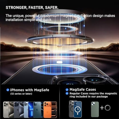 Magnetic Phone Tripod, Compatible with MagSafe, Portable Aluminum Alloy Magnetic Phone Stand with Comfort Grip for iPhone 17/16/15/14/13/12 Series, Fits Desktop, Gym, Travel & Selfie (Gray) - color: Silver-Gray