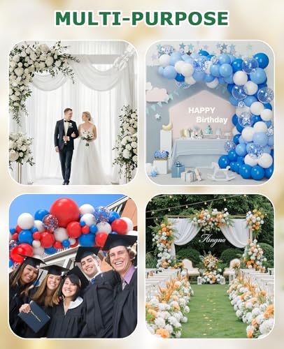 30PCS Large Balloon Arch Clips, 3.5 Inch Clear Heavy Duty Plastic Clip Spring Clamps for Balloon Garland Arch Backdrop Birthday Decoration Crafts Woodworking Photography Studios