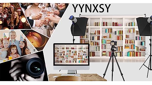 YYNXSY 10X10FT Office Bookshelf Backdrop for Video Conference with Window Background Screen for Children Photography Studio Holiday Party YY-1006 - size: 10X10FT