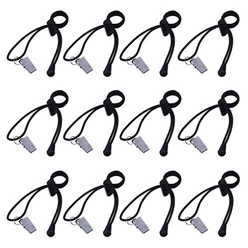 Backdrop Background Clips Holder for Photo Video Studio, 12 Pack, Black