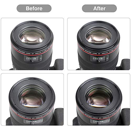 17-in-1 Camera Cleaning Kit for DSLR Cameras (Canon, Nikon,Sony), with Air Blower/Cleaning Pen/Detergent/Cleaning Cloth/Lens Brush/Carry Case - size: 17-in-1