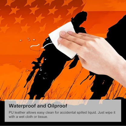 Mouse Pad, Large Anti-Slip with Stitched Edges Desk Mat Desktop Laptop Computer Desk Keyboard Mat,Table Protector Blotter Mat (Soldier, 35.4" x 15.7") - color: Soldier, size: 35.4" x 15.7"