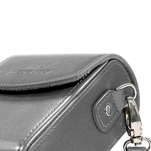 MegaGear MG1215 Leather Camera Case with Strap compatible with Canon PowerShot G7 X Mark III, G7 X Mark II, G7 X - Gray - color: Gray