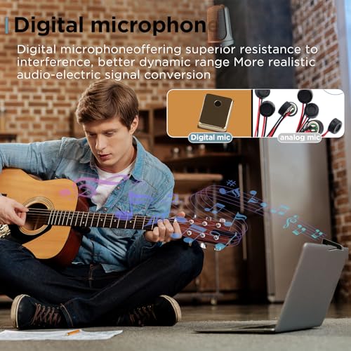 4K Webcam - 1/2.55" Sensor, Dual Autofocus, Digital Microphone, Metal Unibody Sculpted Mini Web Cam for Laptop/PC/Mac, Plug & Play, Privacy Cover, Remote, Streaming Camera for Live Meeting (Black)