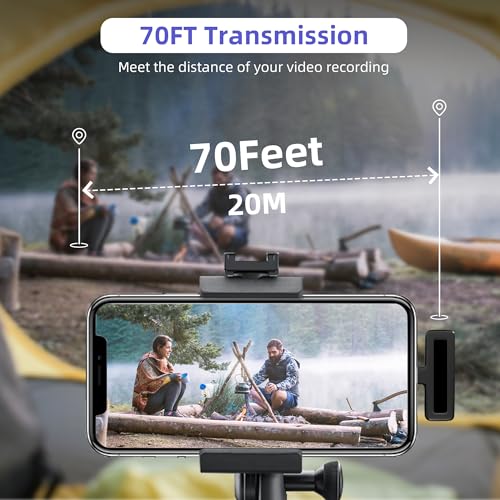 2-in-1 Wireless Lavalier Microphone for iPhone iPad with Charging Case - Mini Microphone Lapel Mic for Video Recording - Tiny Clip on Phone Mic for Podcast Camera Vlogging YouTube Tiktok - style: 2 in 1 Wireless Lavalier Microphone