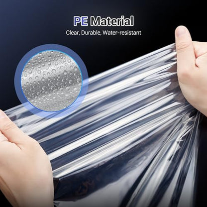 2 Pack Camera Rain Cover Clear Sleeve Protector for Sony A7RVI A7R V A7 IV A7S III II A6700 A6600 A6500 A6400 A6300 A6100 A6000 A7C Nikon Z8 Z5 Z50 Z30 Z7 Z6 II D780 D7500 D5600 D3500 P1000 Canon R6V - color: for Most Camera