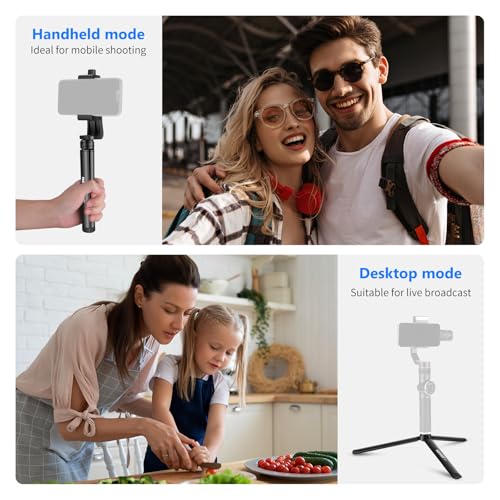 NEEWER Mini Metal Tripod, Table Stand, Desktop Compact Tripod Compatible with Crane M2, Smooth Q2, Gimbal Grip Stabilizer and All Cameras - style: M11