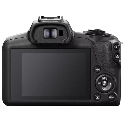 Canon EOS R100 Mirrorless Camera with RF-S 18-45mm is STM Lens | USA Warranty, Authorized Dealer | Bundle with Sandisk 128GB Memory Card, Camera Bag & Photo Editing Software - color: Coal