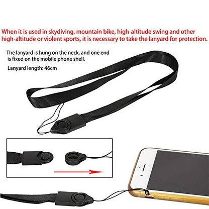 Backpack Clip Mount with Phone Holder Accessories for GoPro Hero 13 12 11 10 9 8 7 6 5 Black Akaso Sony Action Camera and iPhone Samsung Smartphones,Outdoor First View Live Video Shooting