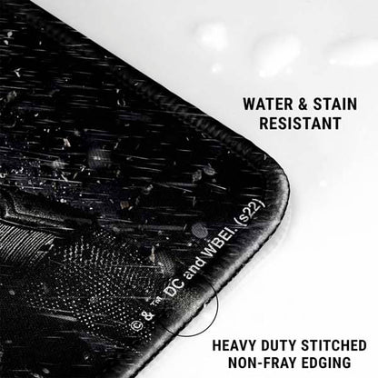 Skinit Medium Gaming Mouse Pad - Officially Licensed The Dark Knight Rises Raining Design with Stitched Edges, Waterproof, Non-Slip Rubber Base, Desk Mat for Keyboard & Mouse, 17.7" x 15.75" inches - color: Black - DRKNTR03, size: 17.7" x 15.75"