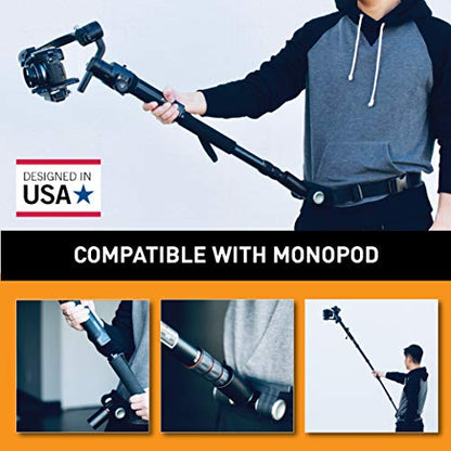 Kamerar MogoCrane Belt Kit, Weight Support for Single Handed Gimbal Stabilizer, DJI Ronin-S, Zhiyun Crane 2, Crane Plus, Moza Air 2, AirCross, Hold the Gimbal Easier and Longer