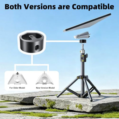for Starlink Mini Tripod Mount, Adjustable Height Stand Tripod Mounting kit Adapter Compatible with Starlink Mini Accessories for Outdoor Camping, Travel, Rv