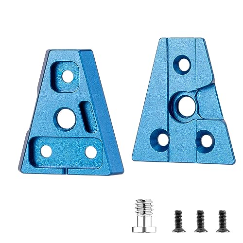 Fomito V-Lock Triangle Plate, Metal Alloy, Compatible with F970 Battery and V-Port Batteries, Includes Mounting Screws, Blue（Two-piece Set） - color: Blue, size: VK-V
