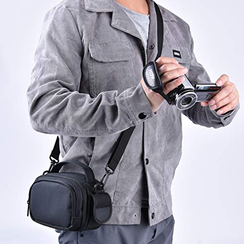FOSOTO Camcorder Cases Bag Compatible Canon VIXIA HF Panasonic Video Camera | for Canon VIXIA HF R800 R700,Sony HDR-CX405 CX675 CX670 SR12 FDRAX53,Panasonic HC-V770 HC-V180 HD