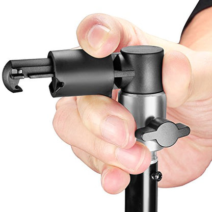 NEEWER 3 Pack Reflector Holder Backdrop Clamp, Sturdy Aluminum Alloy Photography Reflector Disc Holding Positioning Clamp Mount Adapter for Light Stand with 5/8" Stud, RF-NA-2 - style: 3 Pack