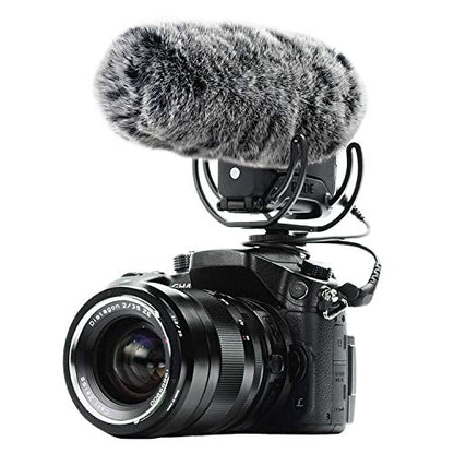 YOUSHARES Deadcat Windscreen for Rode VideoMic Pro Camera Microphone - Outdoor Wind Shield Mic Windshield Muff Fur Custom Fit for Rode VideoMic Pro Camera Mics - color: Fur