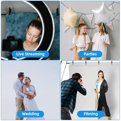 EMART 8.5 x 5ft Portable T-Shape Backdrop Stand Kit with Adjustable Frame, 4 Spring Clamps & Carry Bagfor Parties, Photography, Video, and Studio Background Support - size: 8.5ft x 5ft