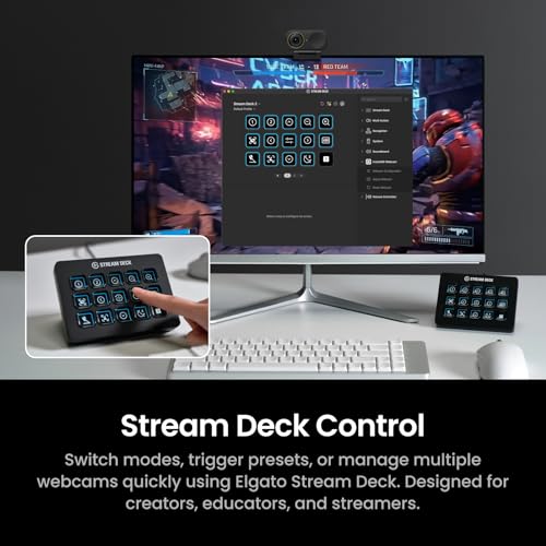 Insta360 Link 2C Pro – 4K Webcam for PC/Mac, 1/1.3” Sensor, Low-Light, Auto Framing, HDR, Directional Noise-Canceling Mics, Supports Stream Deck, Zoom, Teams, Twitch for Streaming or Meetings - style: Standard Bundle