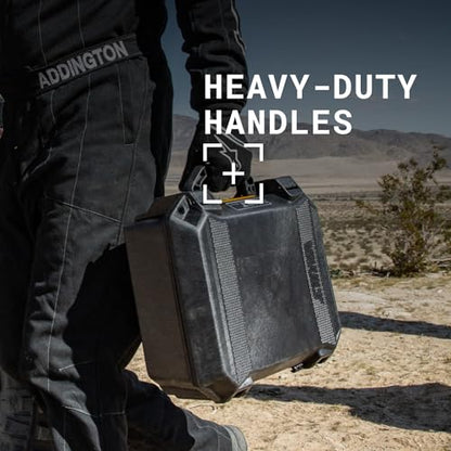 Pelican Vault V100 Hard Case (Camera, Pistol, Gear, Equipment) - color: Black, style: With Foam