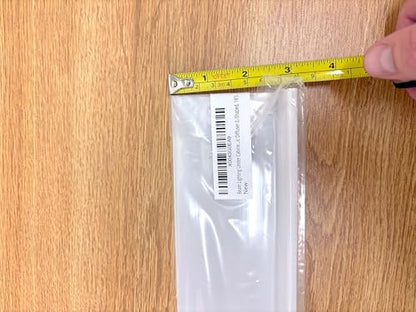 Beam Lighting Under Cabinet Light Cover Replacement | White Ribbed Acrylic Diffuser (L-Shaped, 18") - size: 18", style: L-Shaped