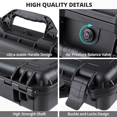 RS 4 Mini Hard Case, Waterproof Storage Travel Case for DJI RS 4 Mini Creator Combo Gimbal Lightweight Stabilizer & Accessories