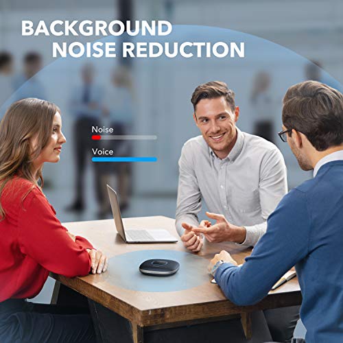 Anker PowerConf Speakerphone, Zoom Certified Conference Speaker with 6 Mics | 360° Enhanced Voice Pickup, 24H Call Time, Bluetooth 5.3, USB C, Compatible with Leading Platforms for Personal Workspaces - color: Blue