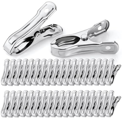 36 Pcs Garden Clips, Greenhouse Clamps, Stainless Steel Greenhouse Clips for Netting, Heavy Duty Row Cover Clips with a Strong Grip for Shade Cloth or Plant Cover on Gardening Hoops - style: 36 PCS Garden Clips