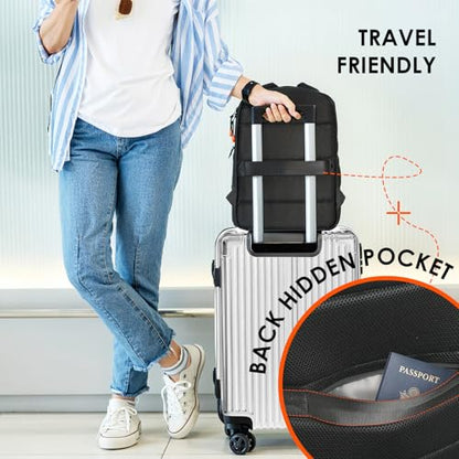 TARION Camera Backpack for Photographers - Compact Camera Bag with 15 Inch Laptop Compartment - Side Access Quick Draw - Anti-theft Hidden Pocket Tripod Holder Rain Cover - TB04 Black - color: Black