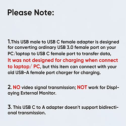 CableCreation USB C Female to USB Male Adapter, 5Gbps USB3.1 to USB C Adapter for Laptops Logitech StreamCam, etc - style: Cable Adapter-1Pack